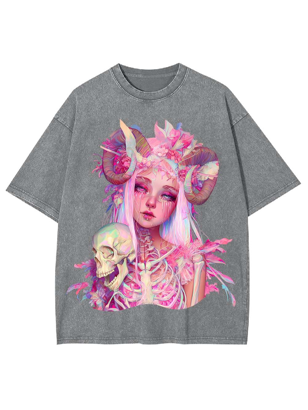 Ethereal Gothic Beauty Washed Tshirt