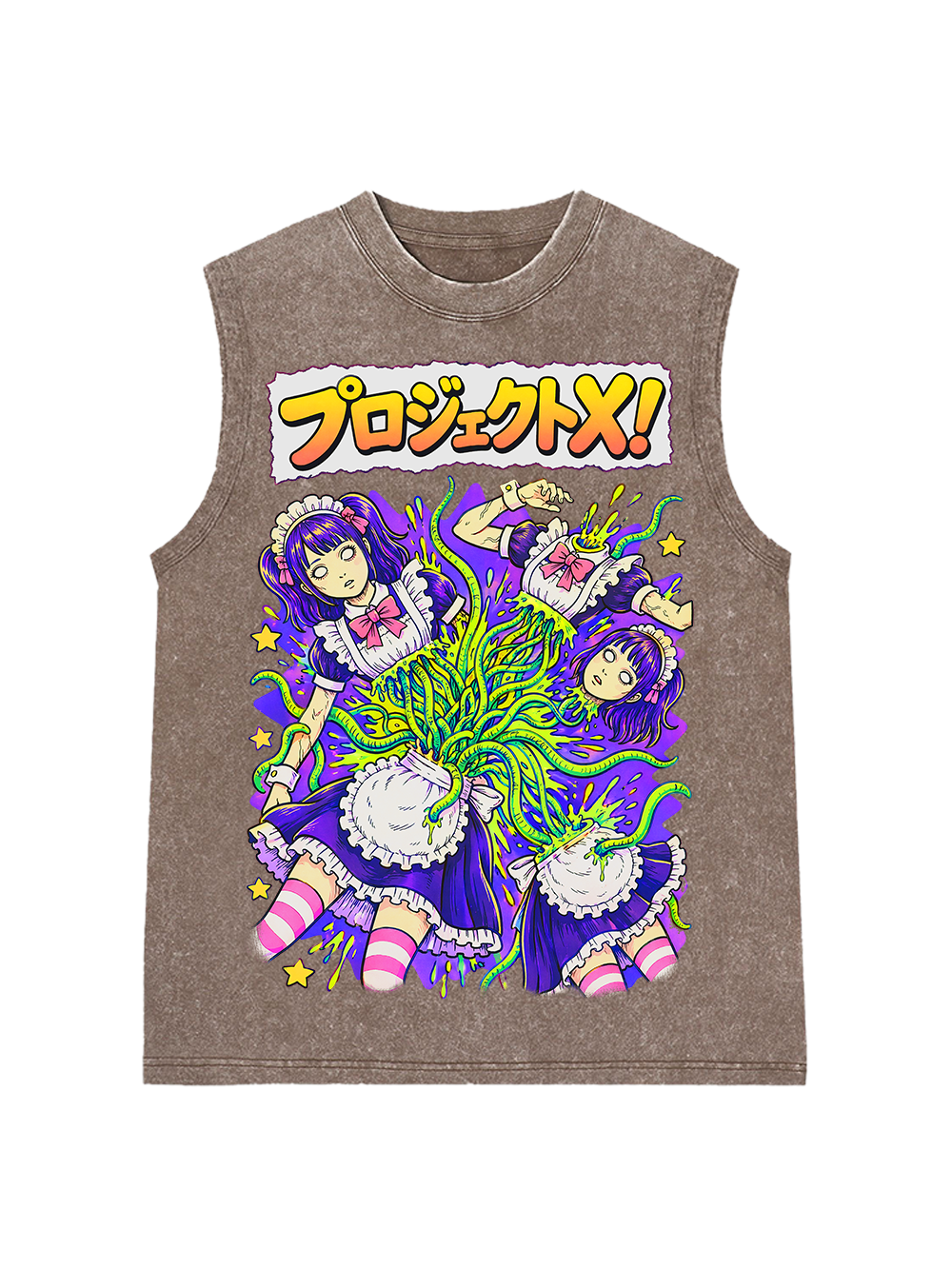 PROJECT X WASHED TSHIRT AAA WASHED TANK