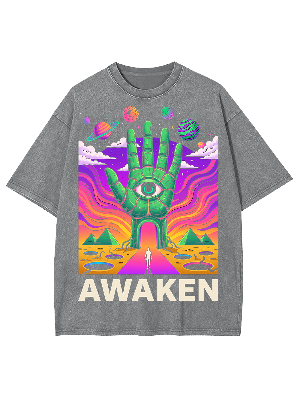 COSMIC AWAKENING AAA WASHED TSHIRT