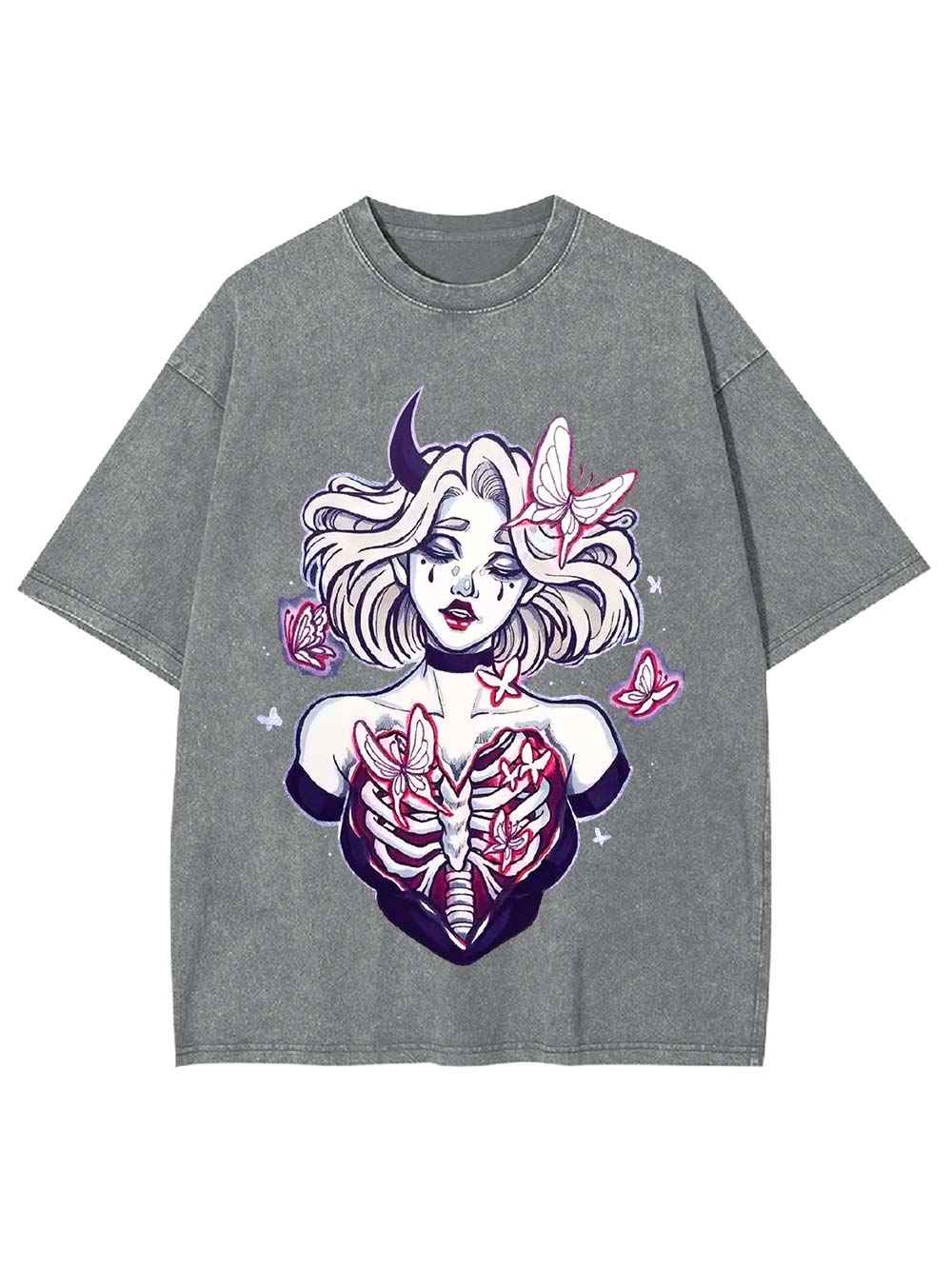 Butterfly Soul Unveiled Washed Tshirt