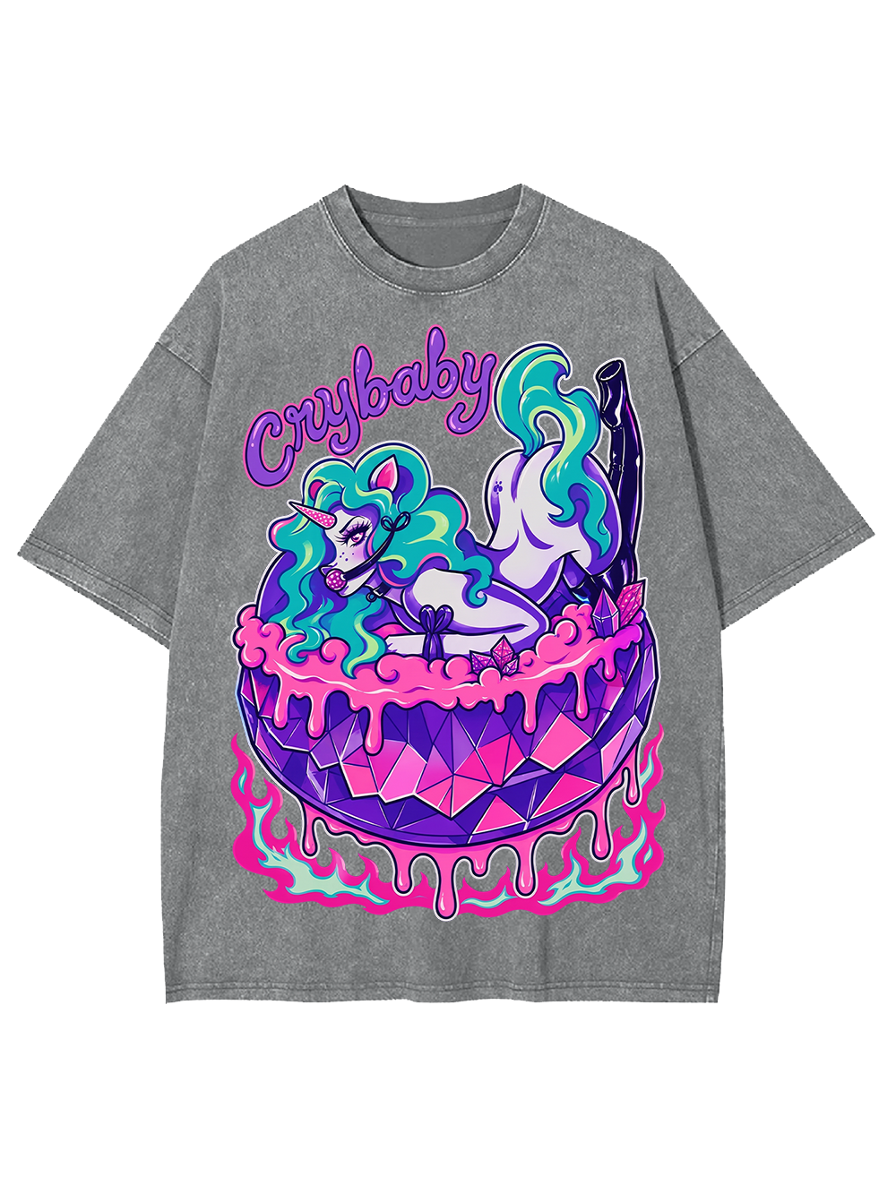 CRYBABY QUEEN AAA WASHED TSHIRT