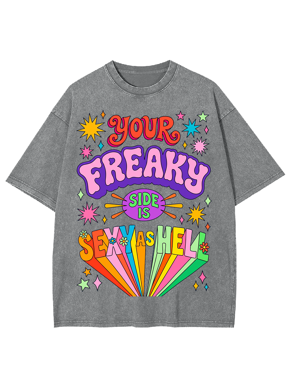 FREAKY SIDE AAA WASHED TSHIRT