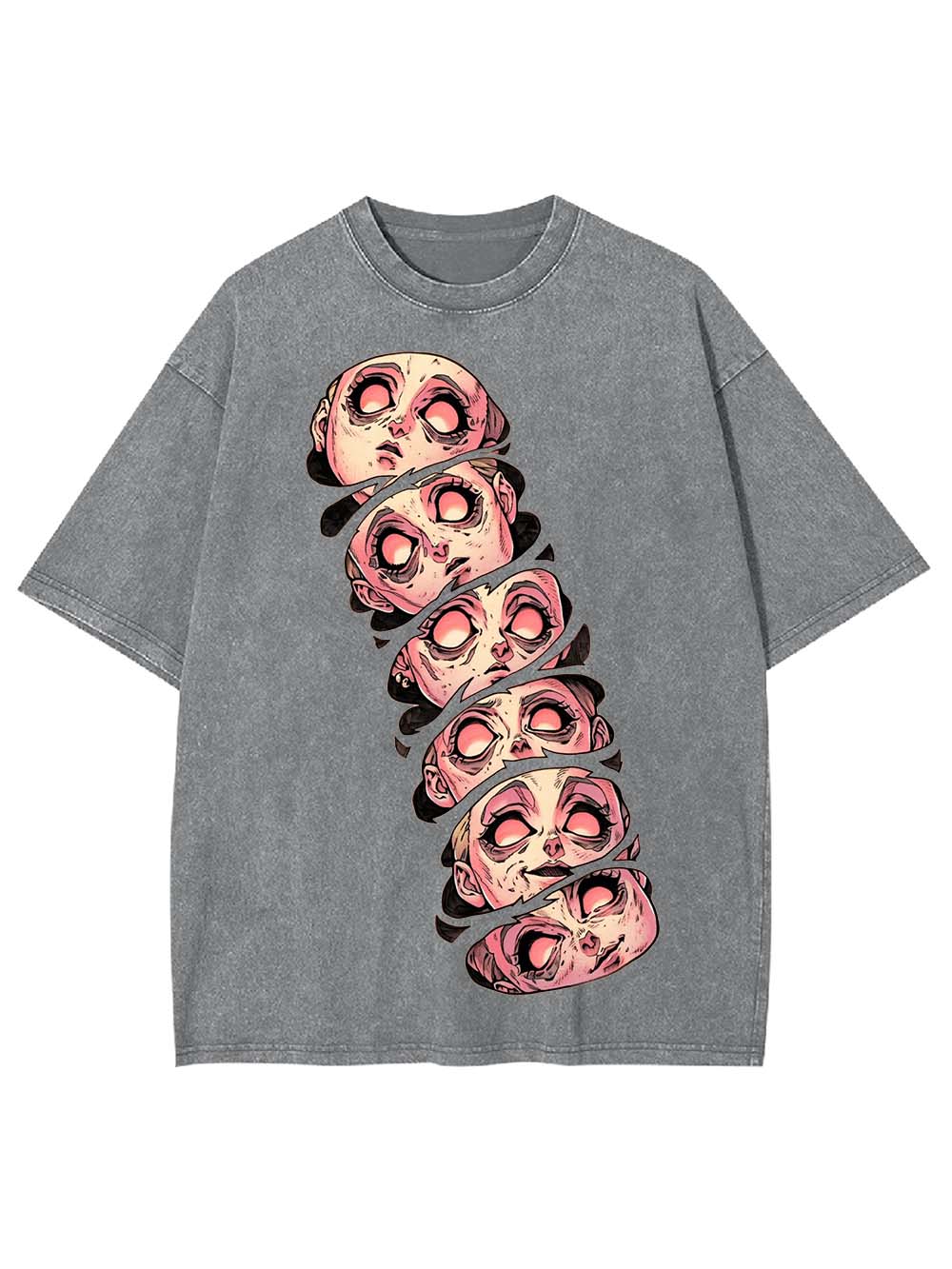 FACES OF DISARRAY WASHED TSHIRT