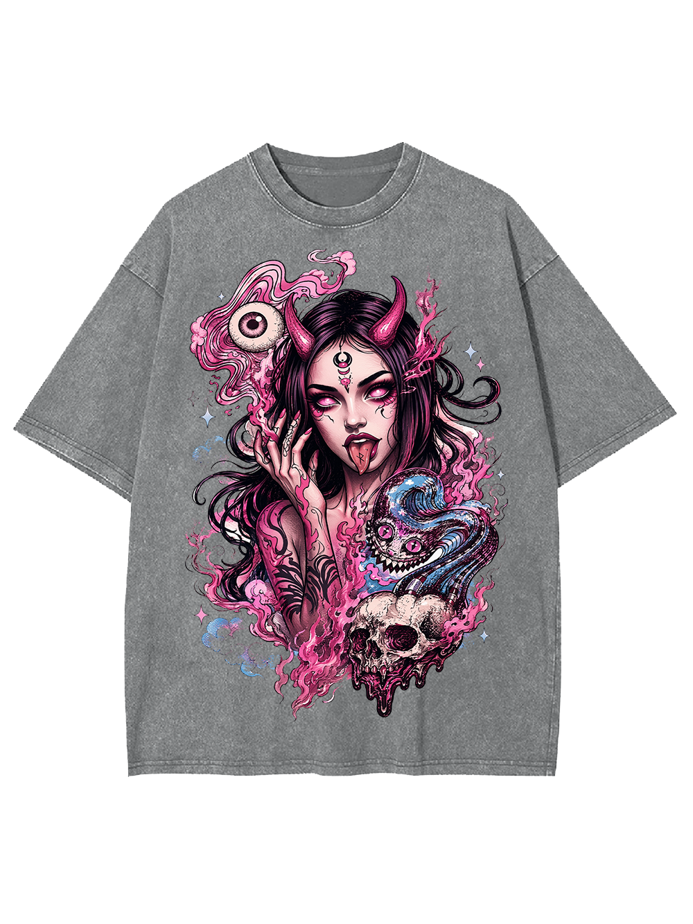 DEMON MUSE AAA WASHED TSHIRT