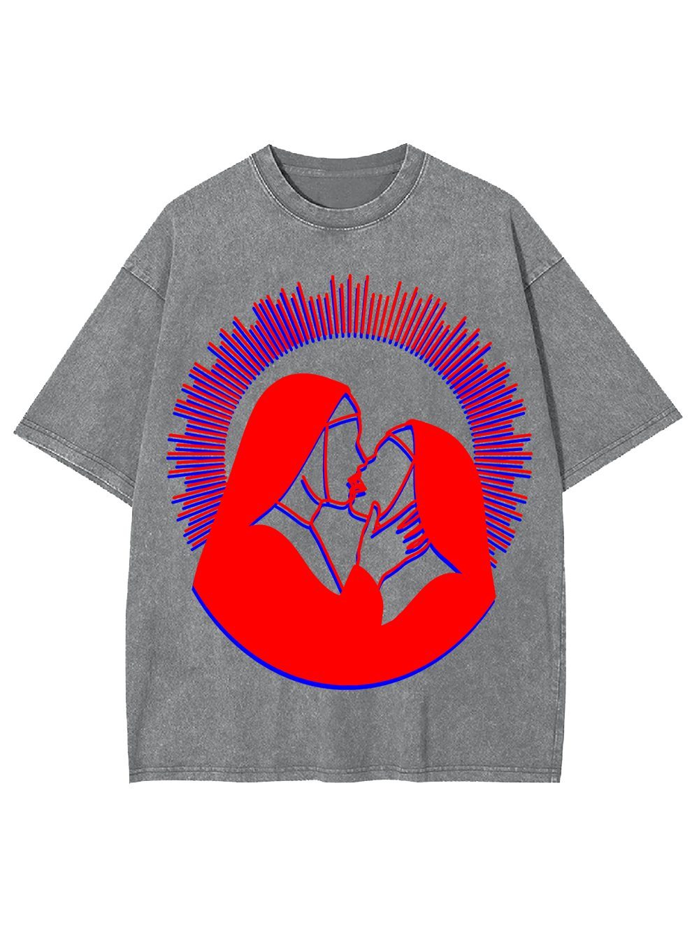 HOLY KISS AAA WASHED TSHIRT