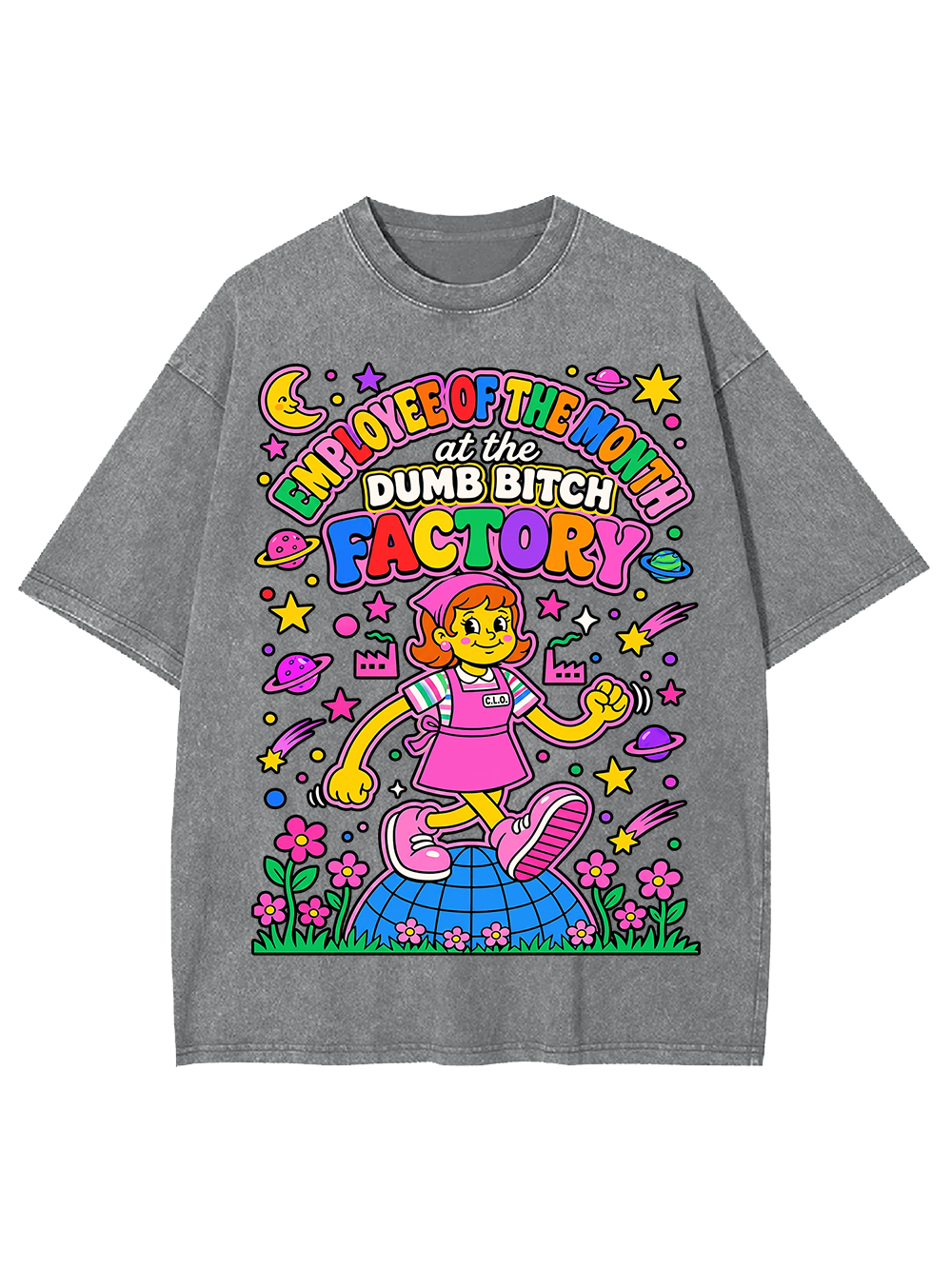 RED GAG AAA WASHED TSHIRT