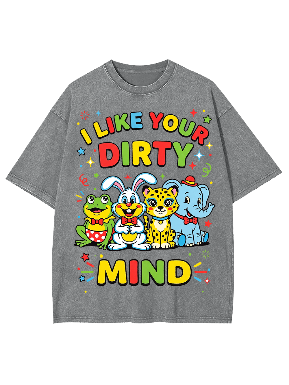CUTE DIRTY MIND AAA WASHED TSHIRT