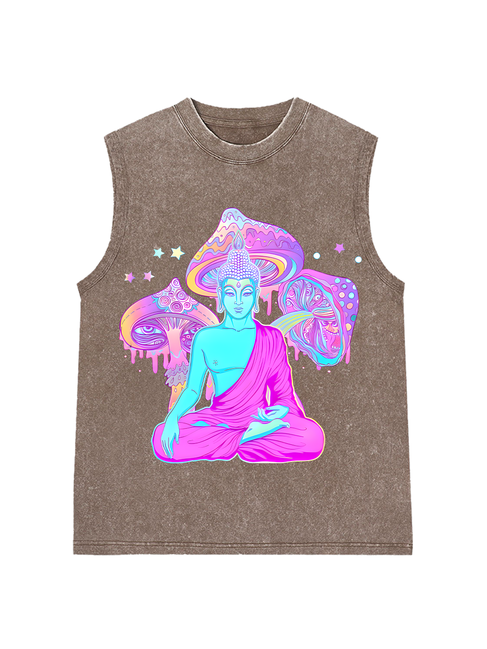 PSYCHEDELIC DEITY AAA WASHED TANK