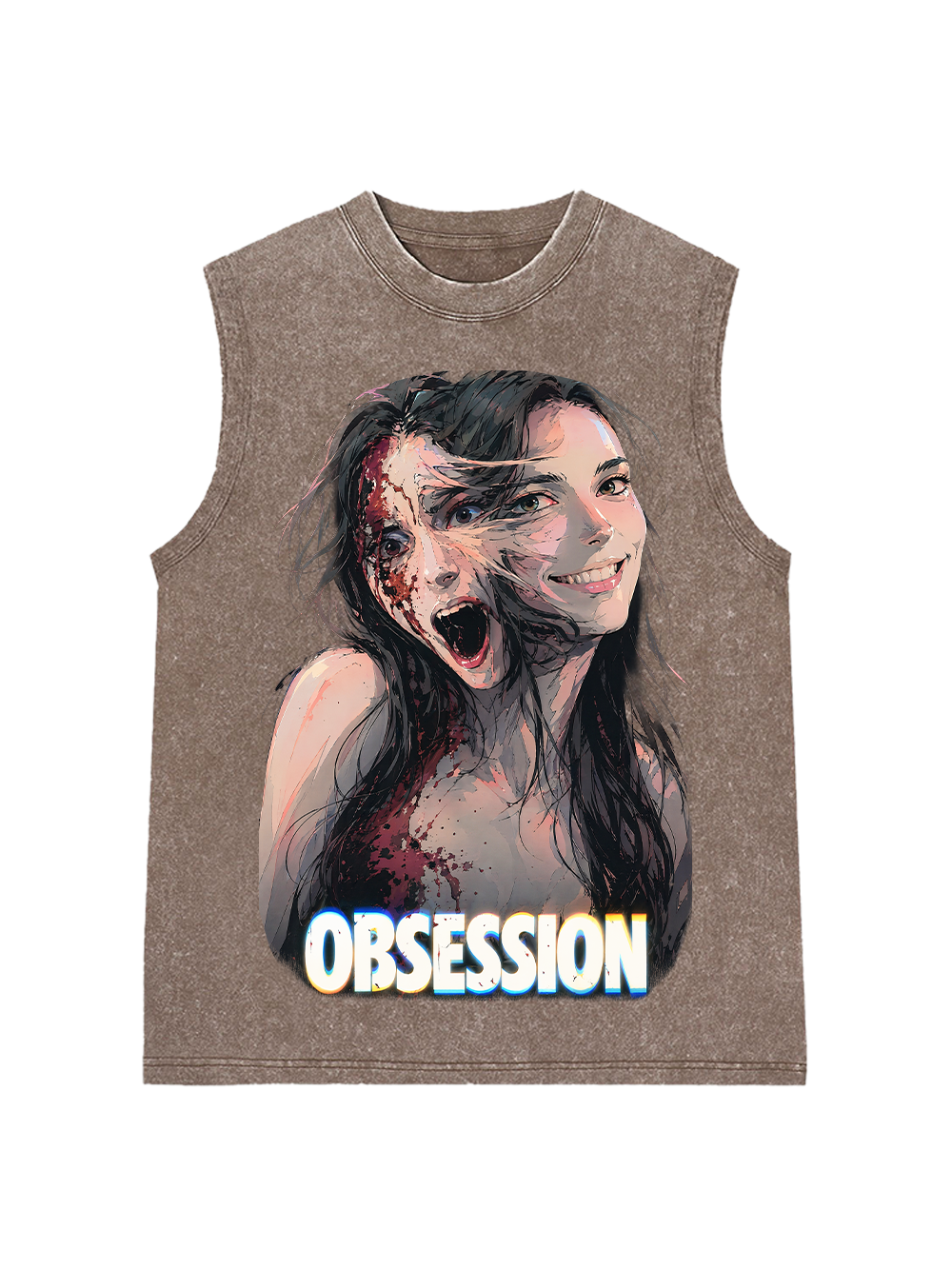 SPLIT OBSESSION AAA WASHED TANK