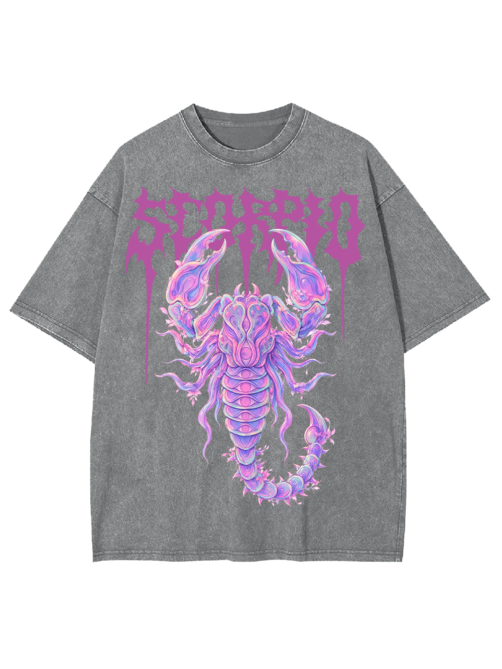 SCORPIO ZODIAC AAA WASHED TSHIRT