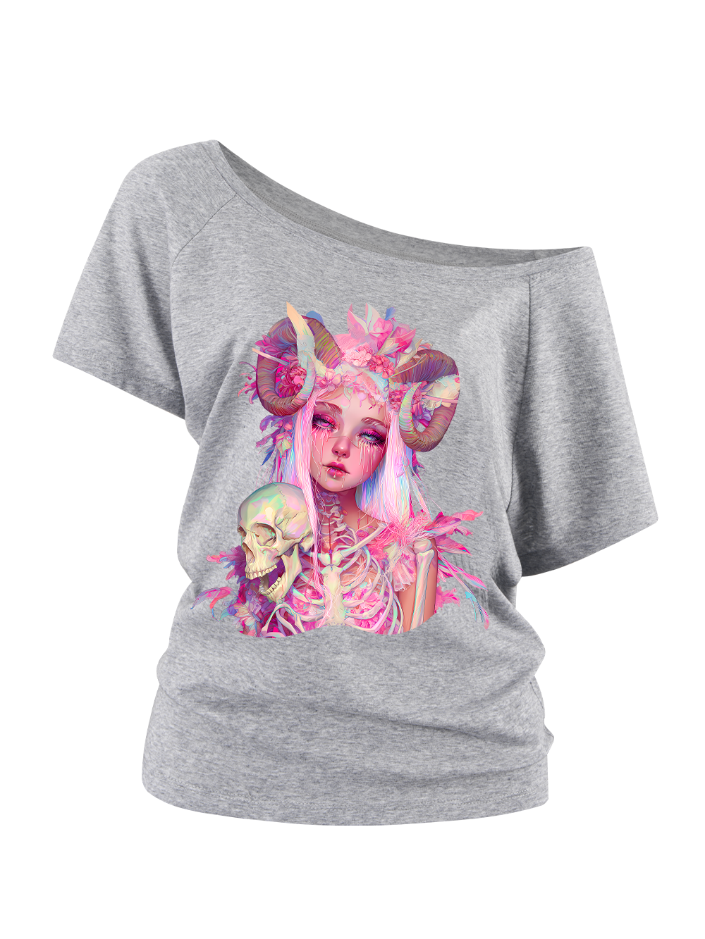 ETHEREAL GOTHIC BEAUTY OFF SHOULDER TSHIRT
