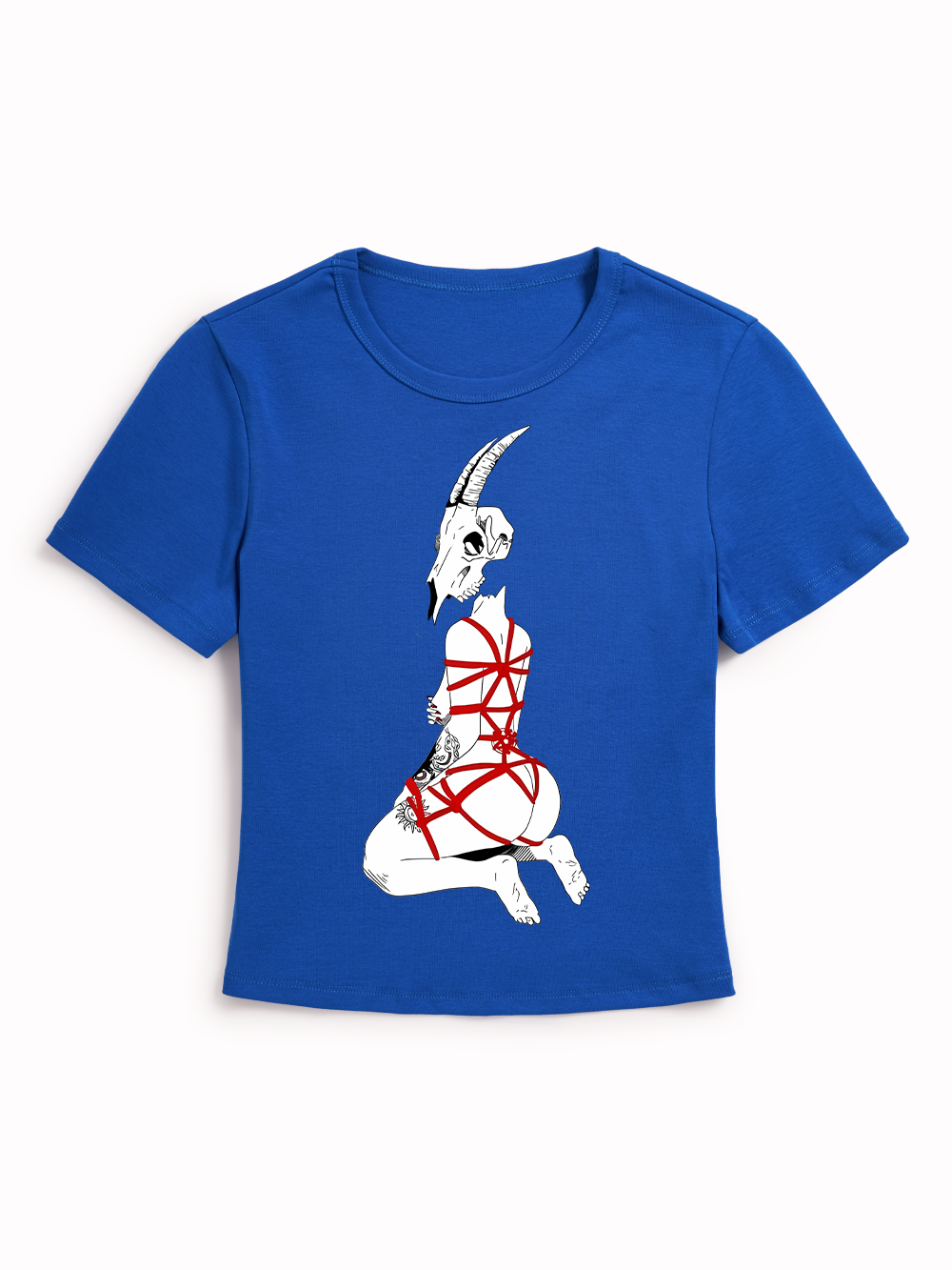 GOAT-HEADED MYSTIQUE BABY TEE