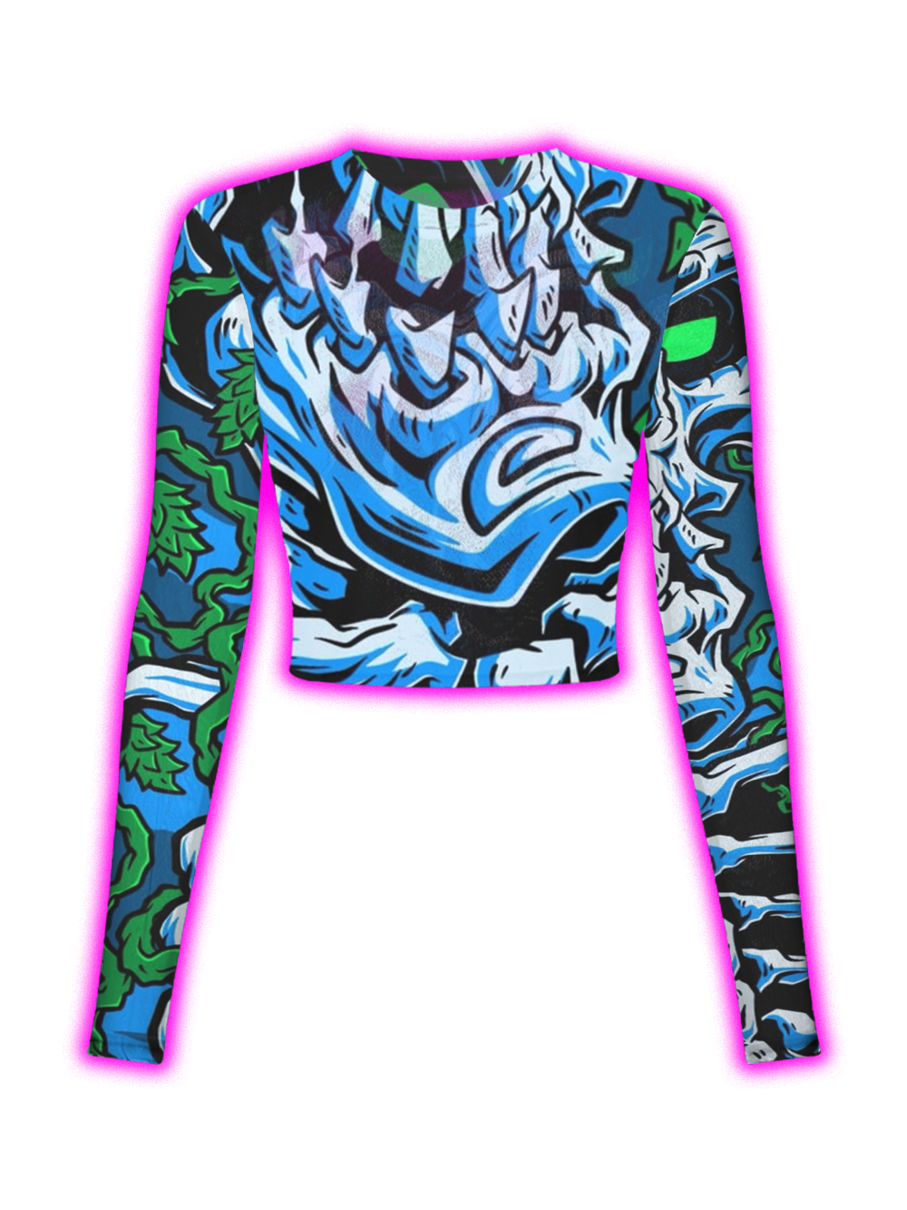 MONSTER SKULL MESH TOP