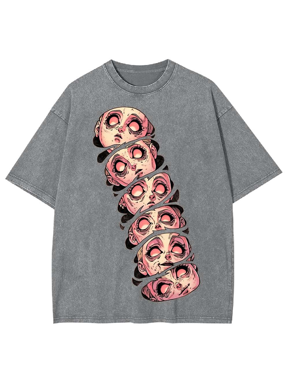 FACES OF DISARRAY WASHED TSHIRT