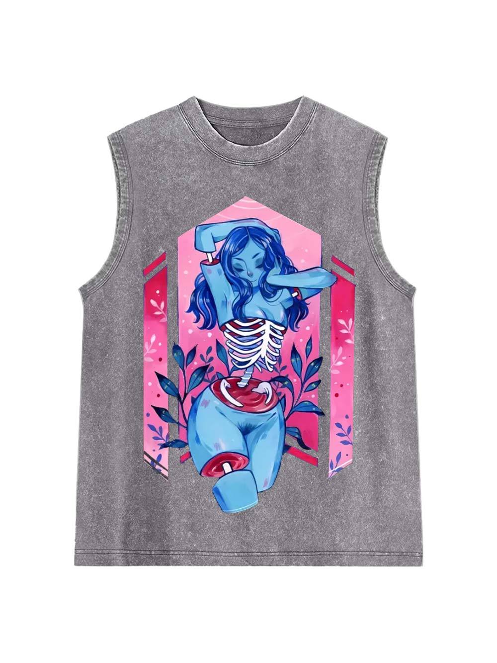 Bone Spirit Washed Tank Top