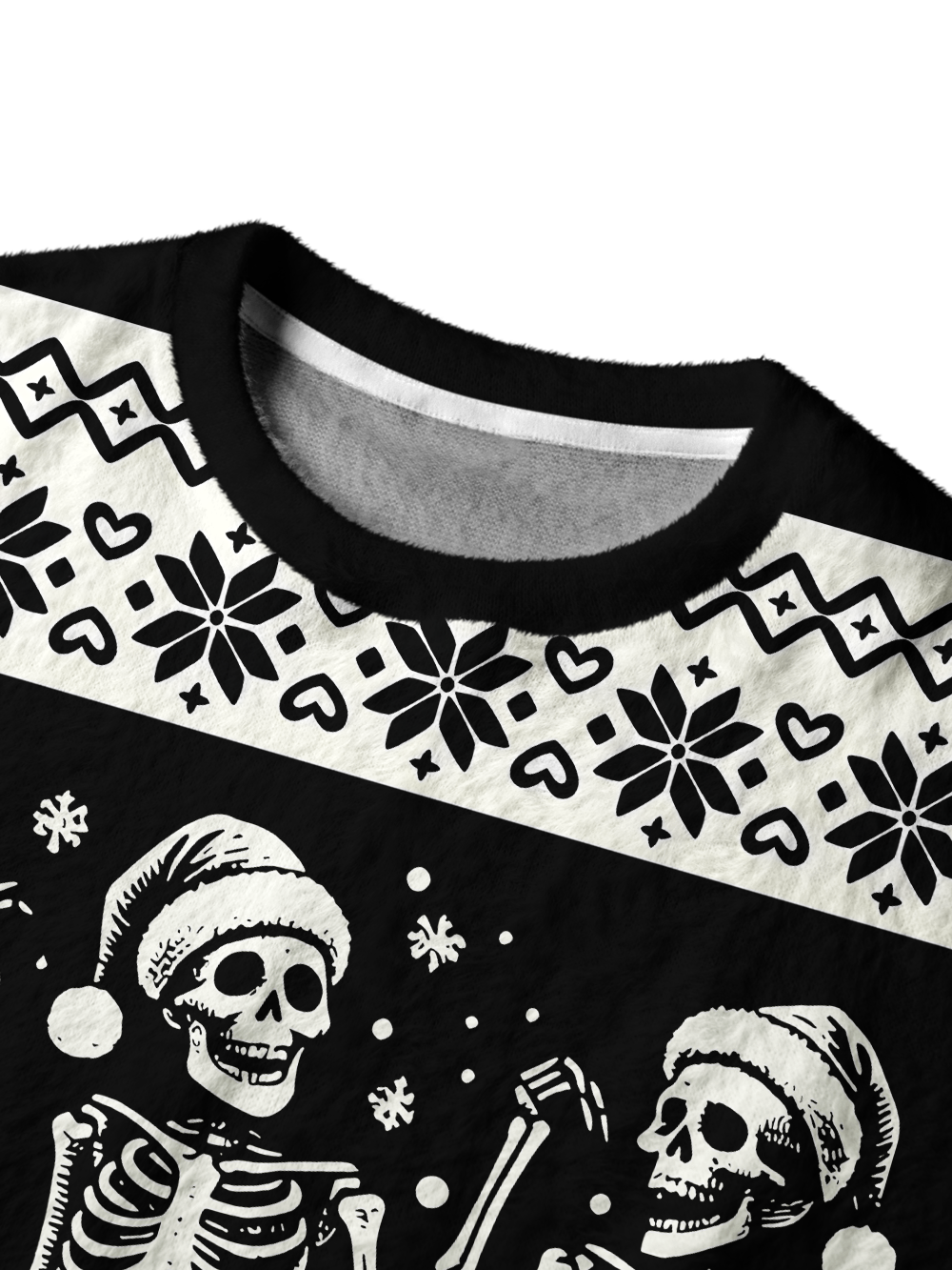 SKELETON UGLY CHRISTMAS SWEATSHIRT