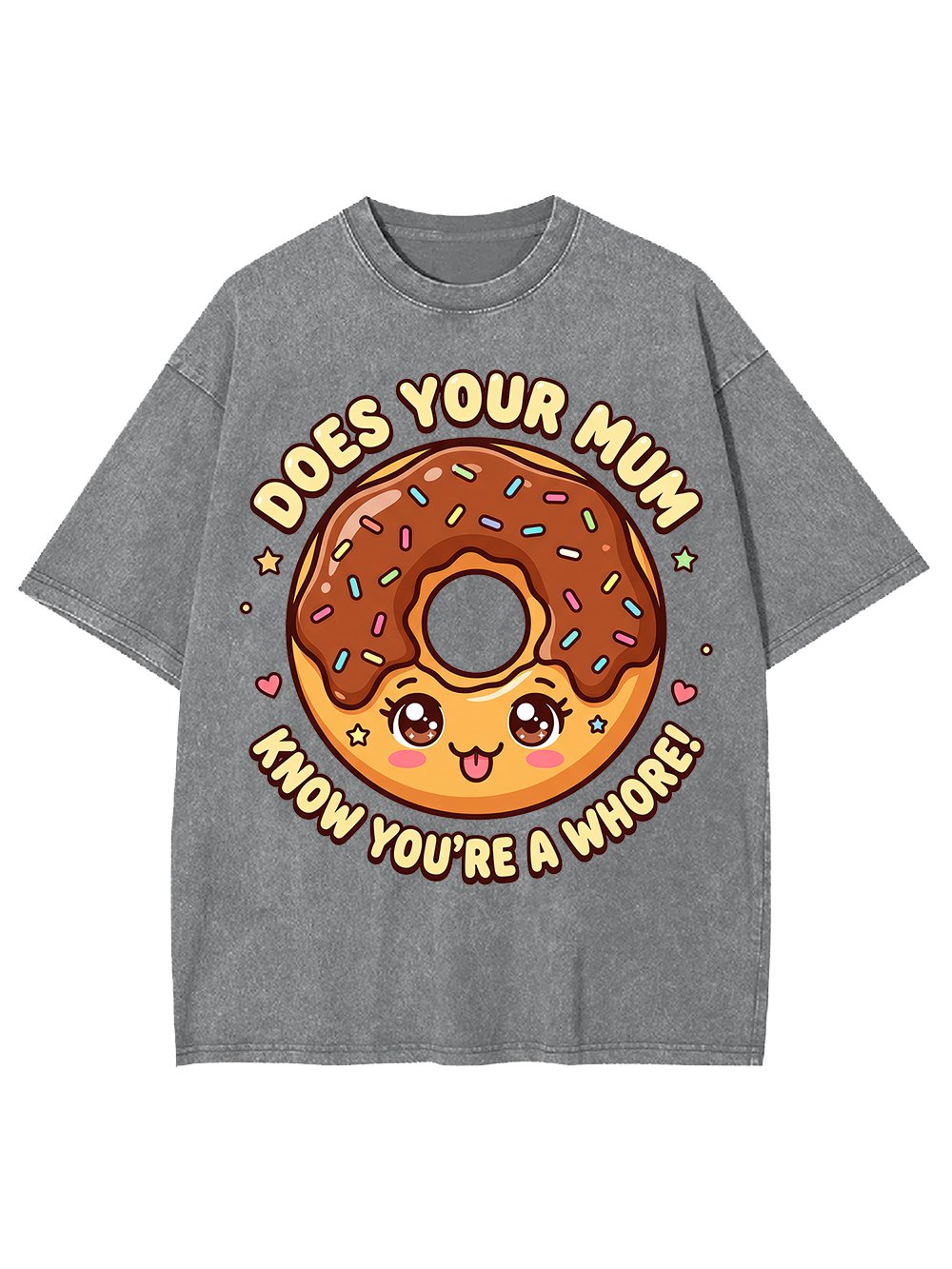 SASSY DONUT WASHED TSHIRT