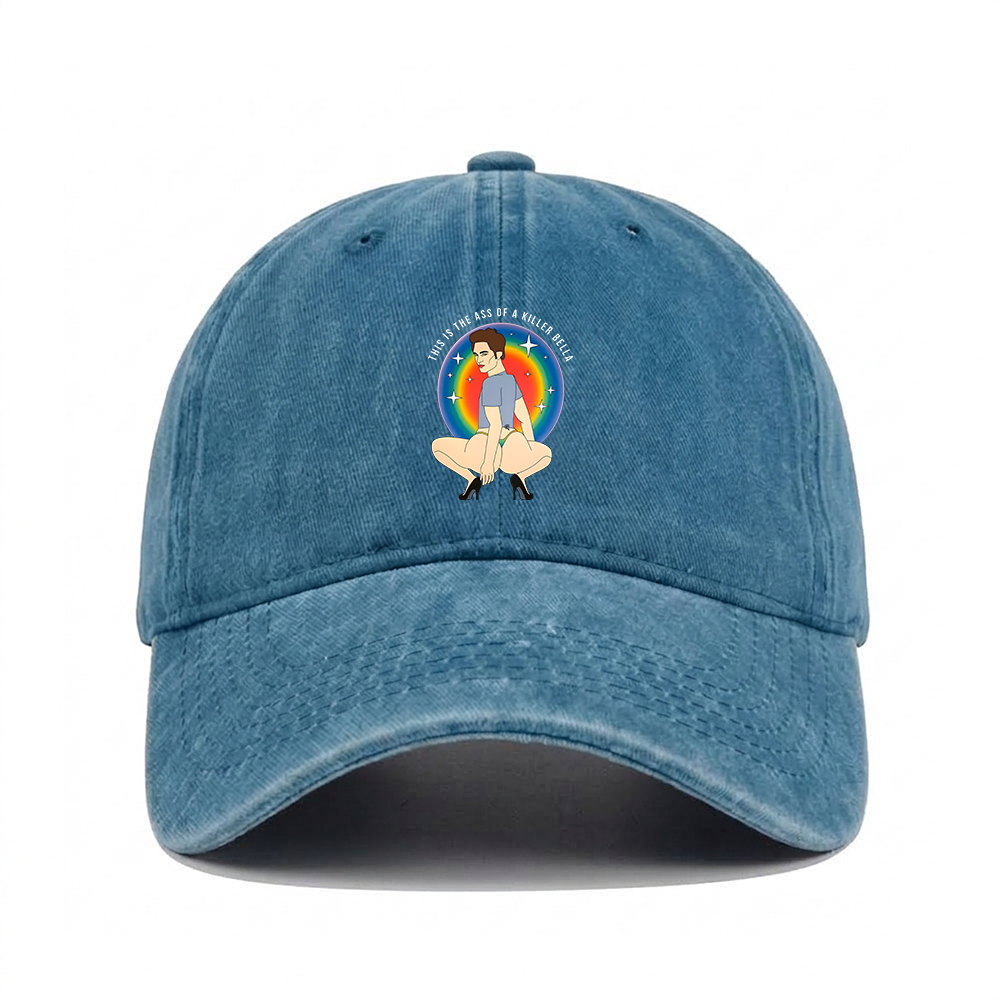 THIS IS THE ASS OF A KILLER BELLA WASHED VINTAGE BASEBALL CAP