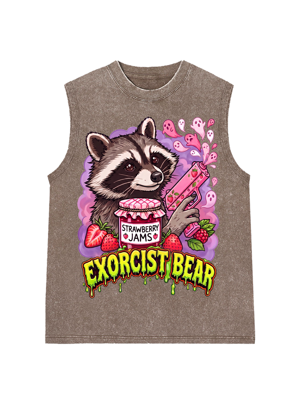 EXORCIST BEAR WASHED TANK