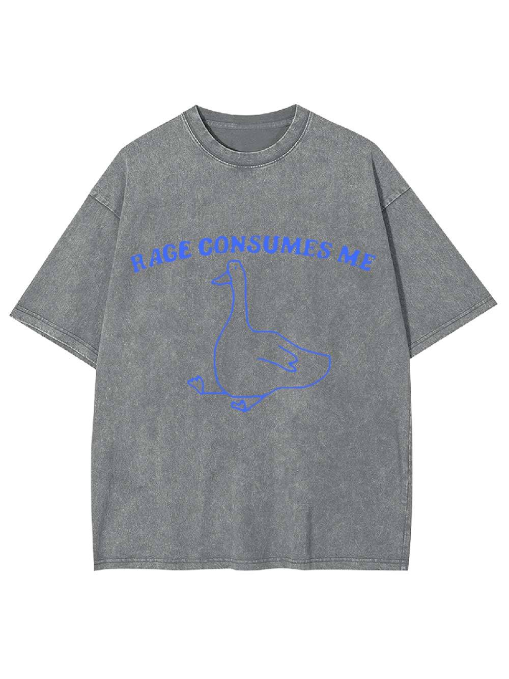 Rage Consumes Me Washed Tshirt