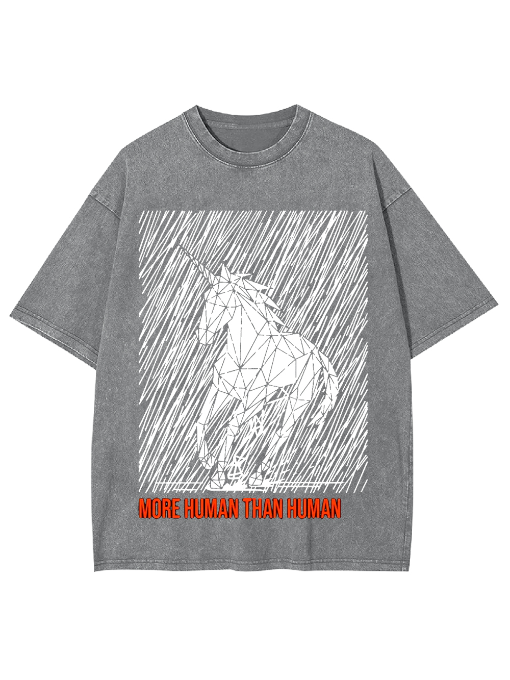 More Human Than Human Washed Tshirt