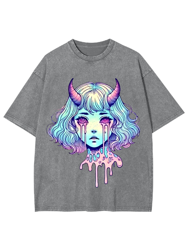 Melting Tears Washed Tshirt