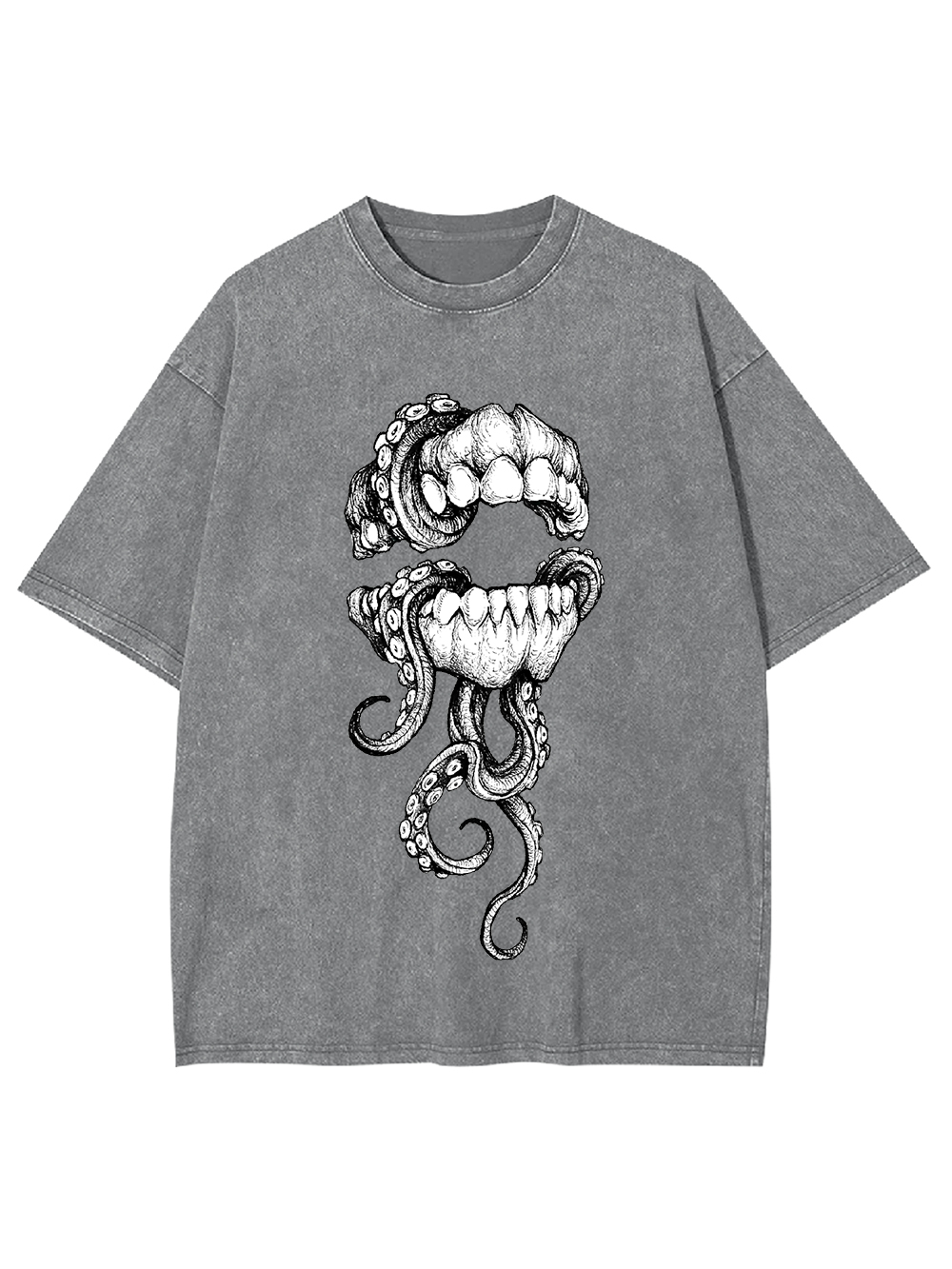 Tentacle Grin Washed Tshirt