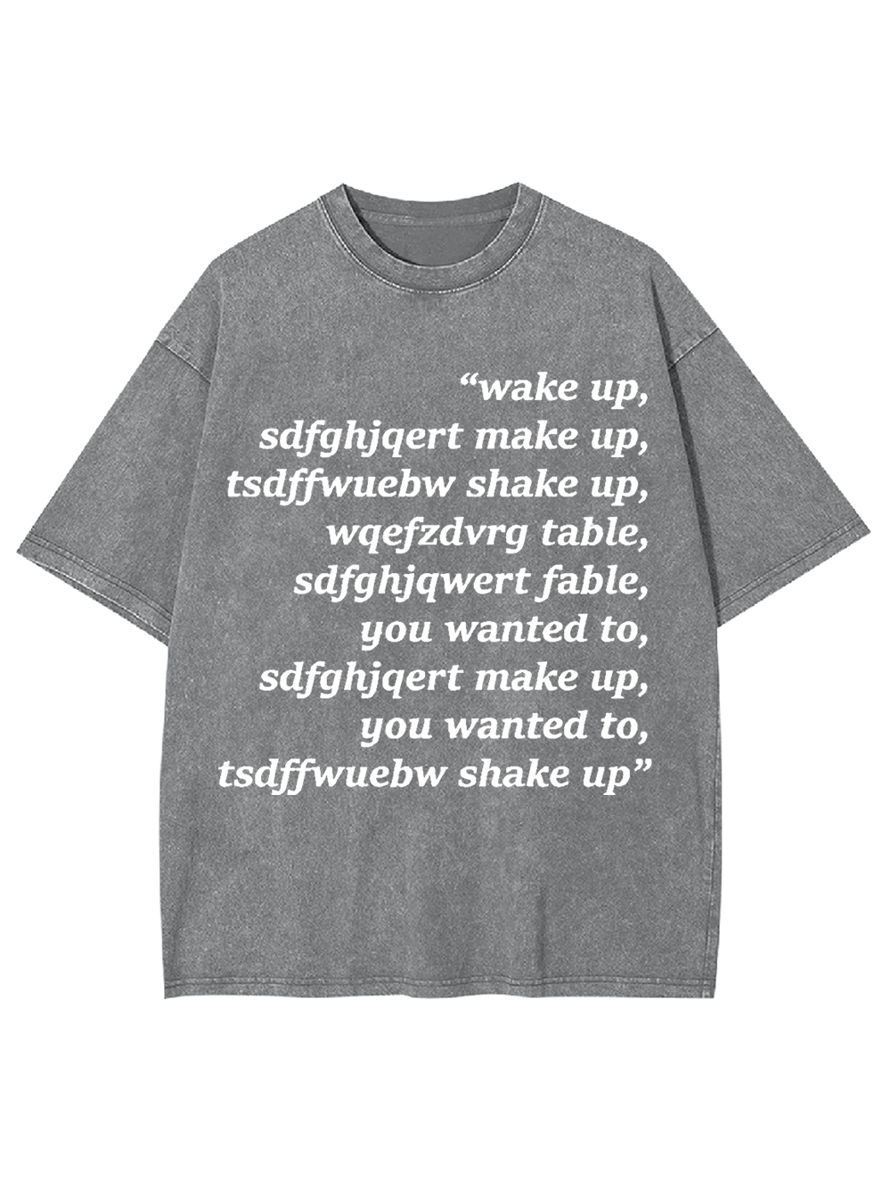 Wake Up Chaos Washed Tshirt