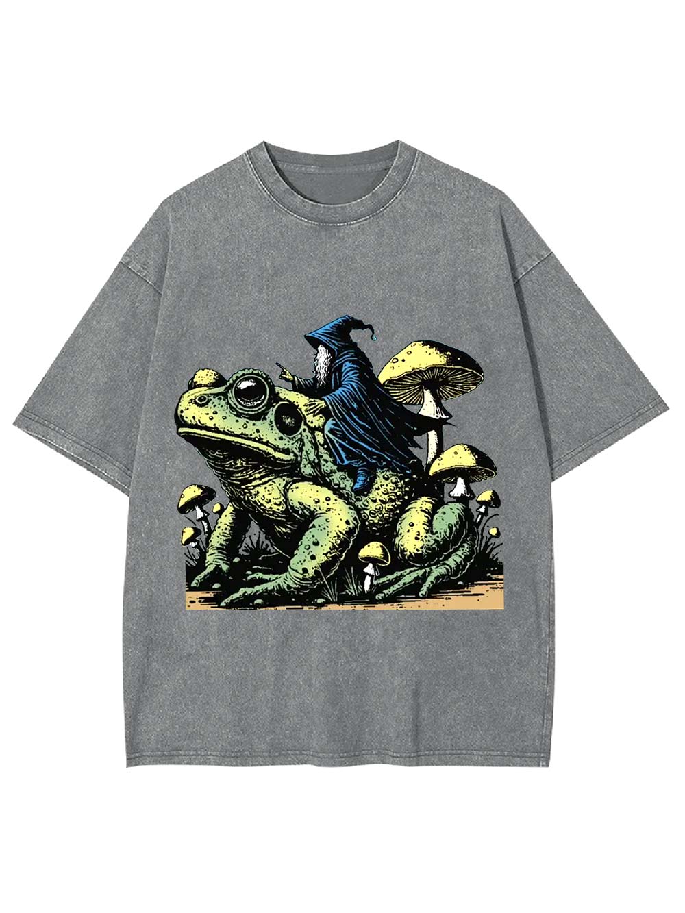 Wizard's Toad Ride Washed Tshirt