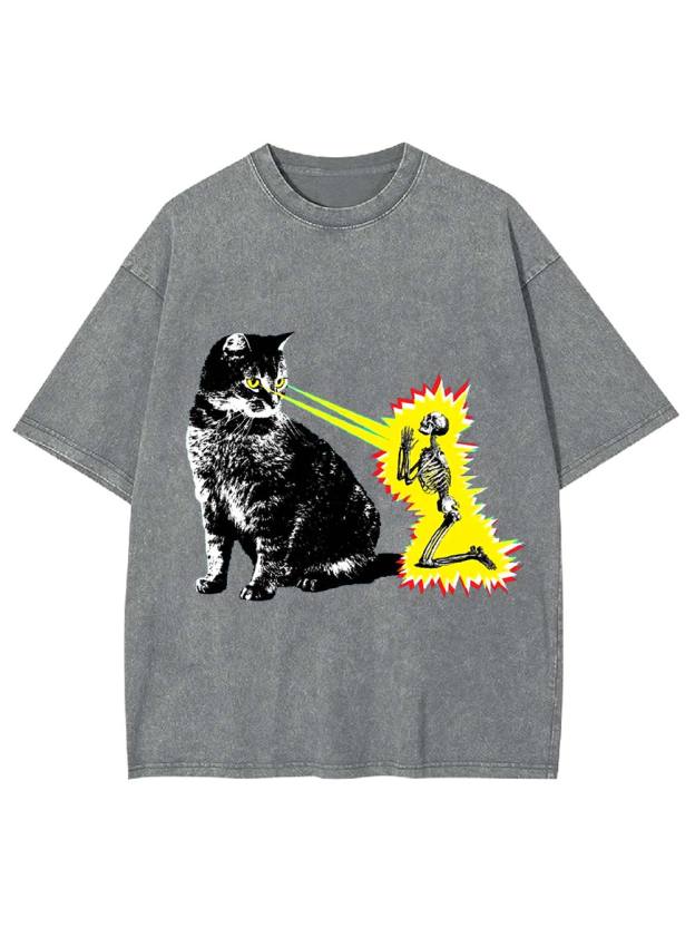 Feline Power Washed Tshirt