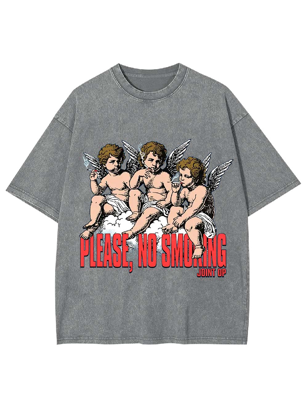 Please, No Smoking Washed Tshirt