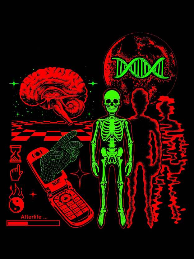 Digital Body Washed Tshirt