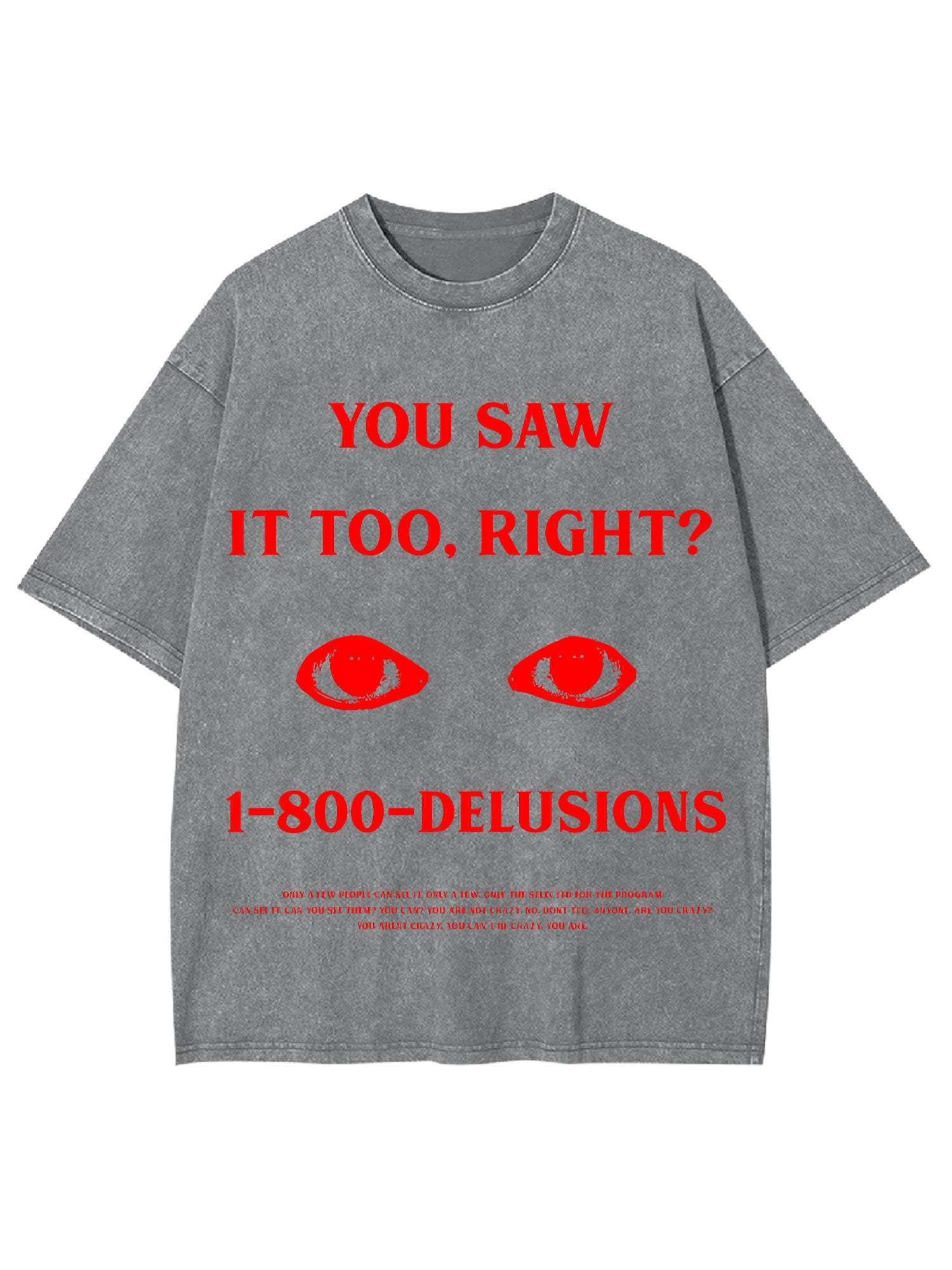 Seeing Is Believing Washed Tshirt-ClassyOutlaw Sale