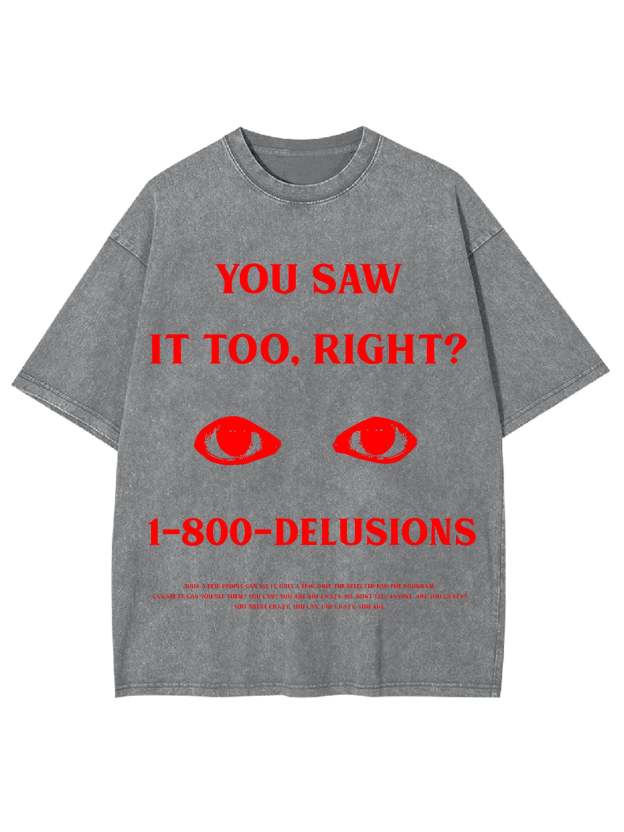 Seeing Is Believing Washed Tshirt
