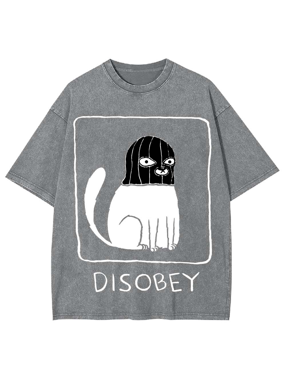 Disobey Washed Tshirt