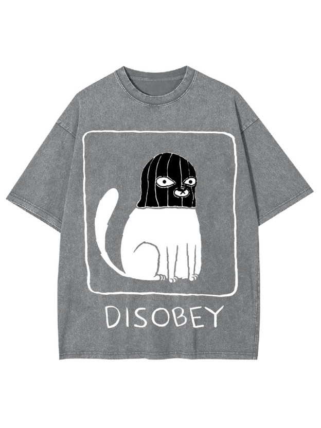Disobey Washed Tshirt