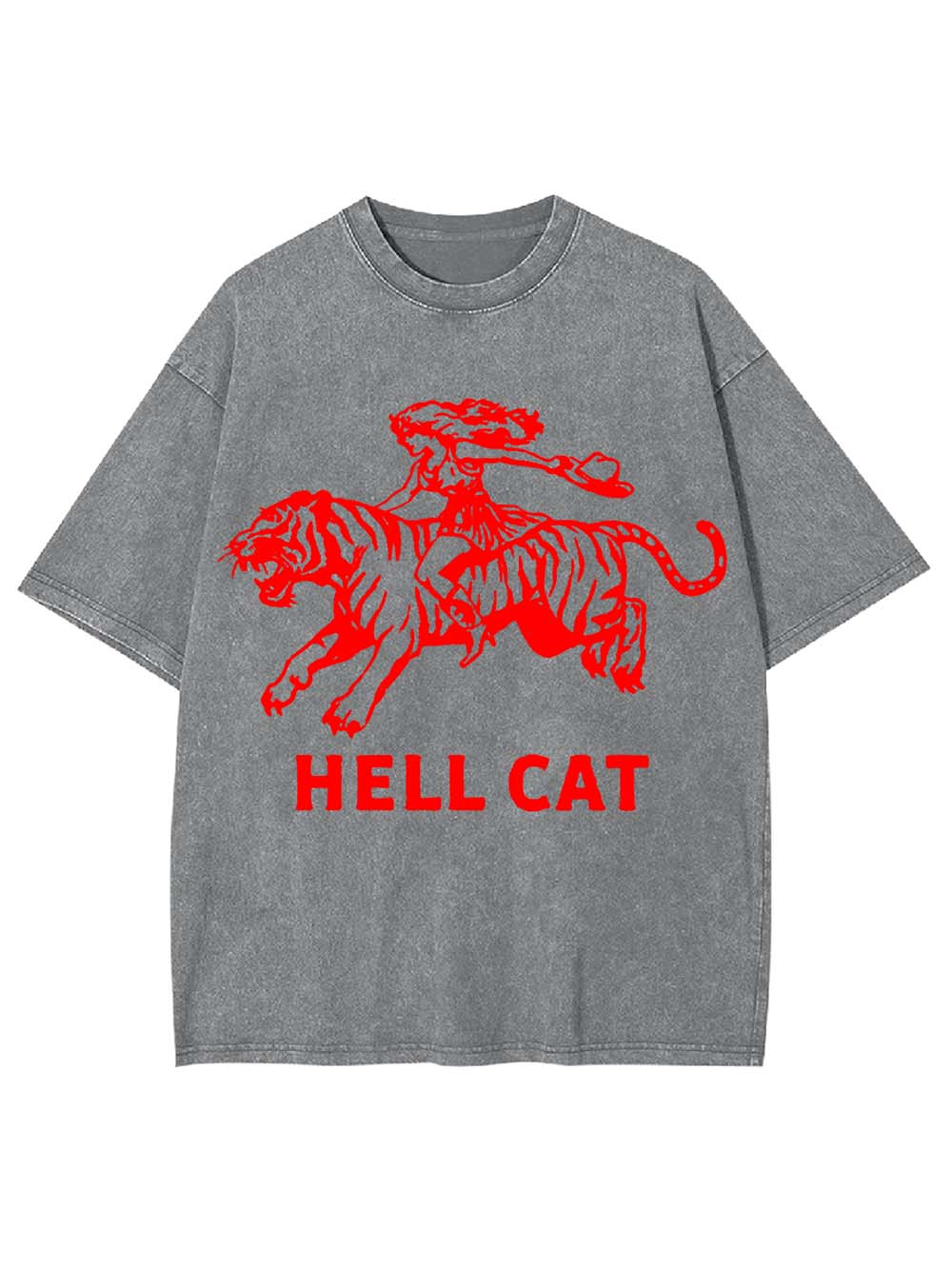 Hell Cat Washed Tshirt