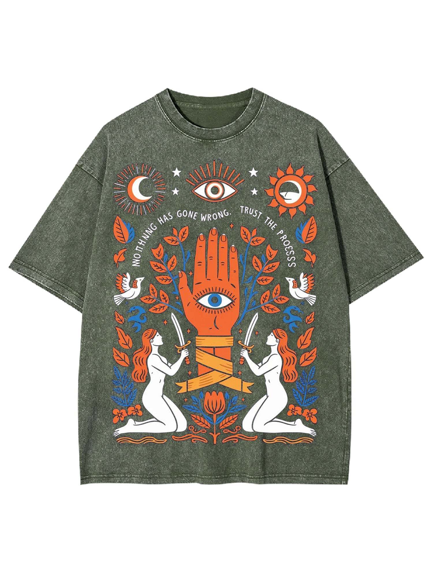 Nothing Has Come Wrong, Trust The Process Washed Tshirt