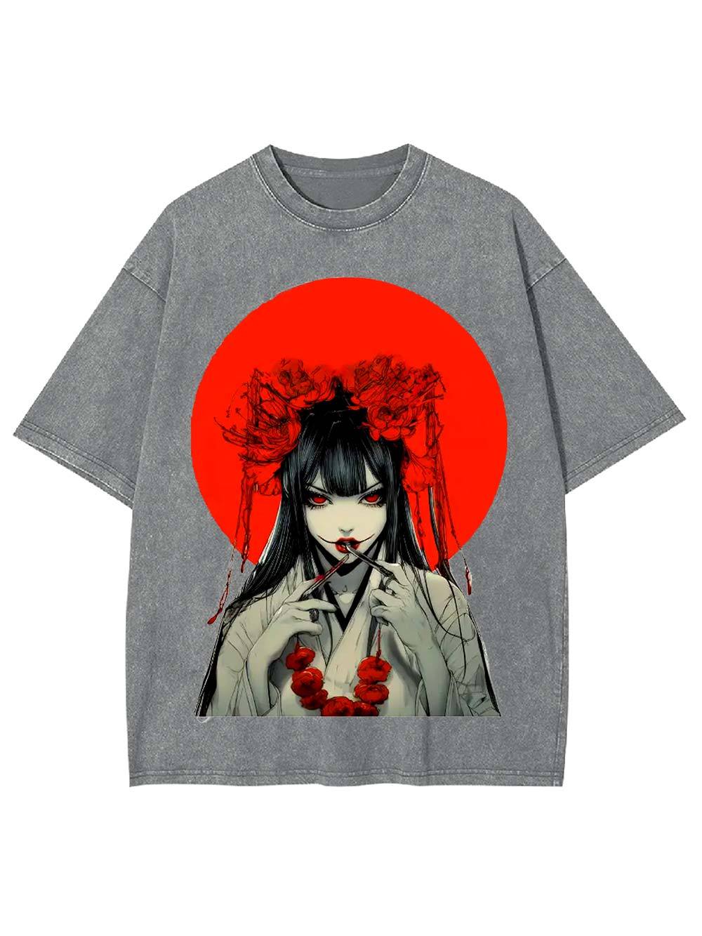 Crimson Enchantress Washed Tshirt