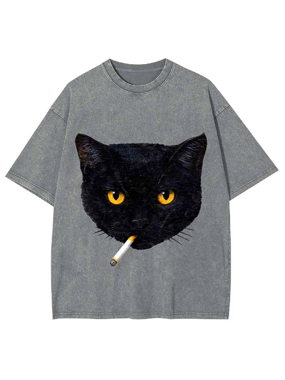 Feline Rebel Washed Tshirt
