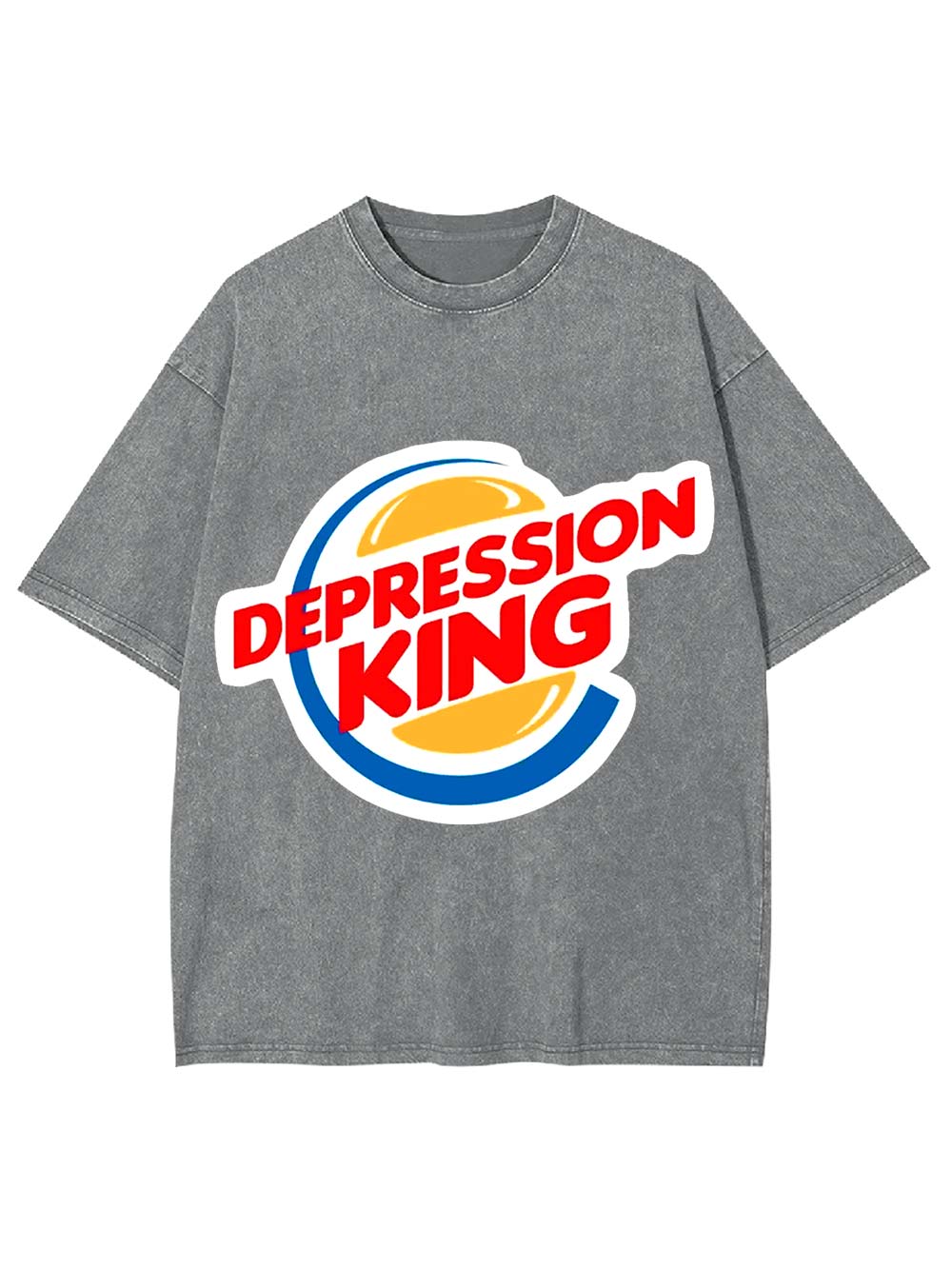 Depression King Washed Tshirt
