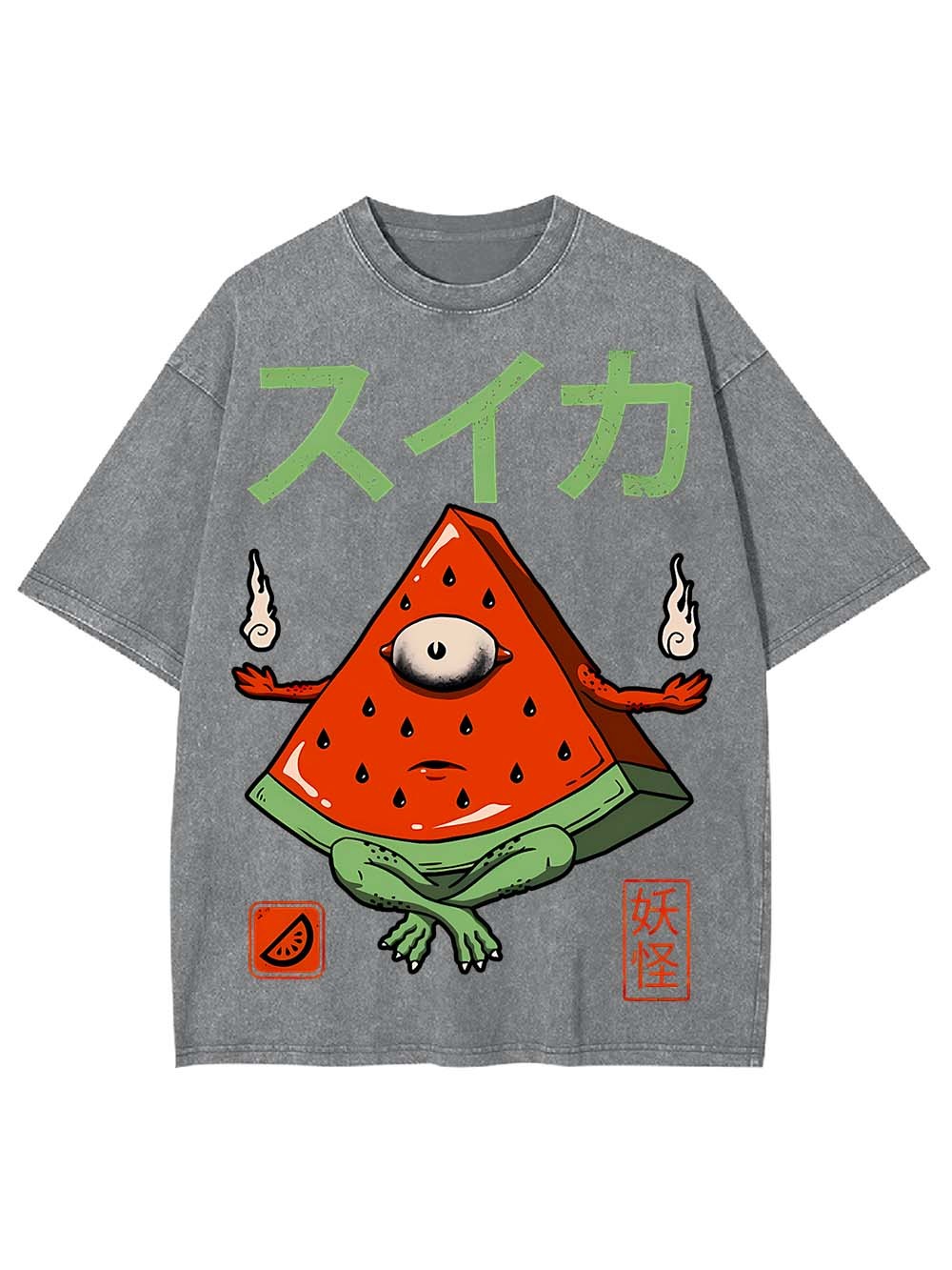 WATERMELON YOKAI WASHED TSHIRT