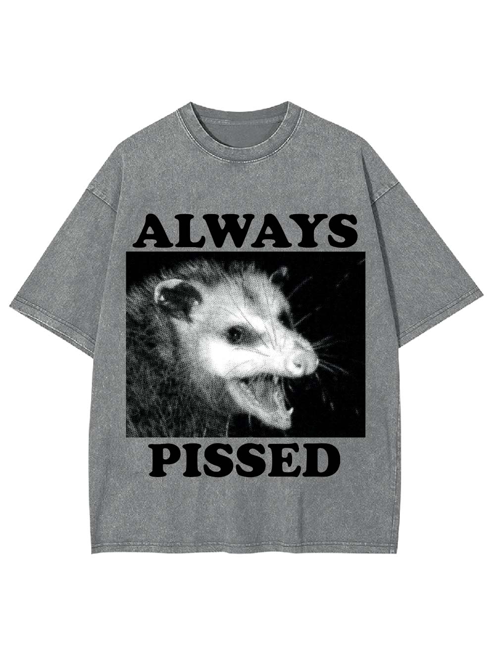 Always Pissed Washed Tshirt