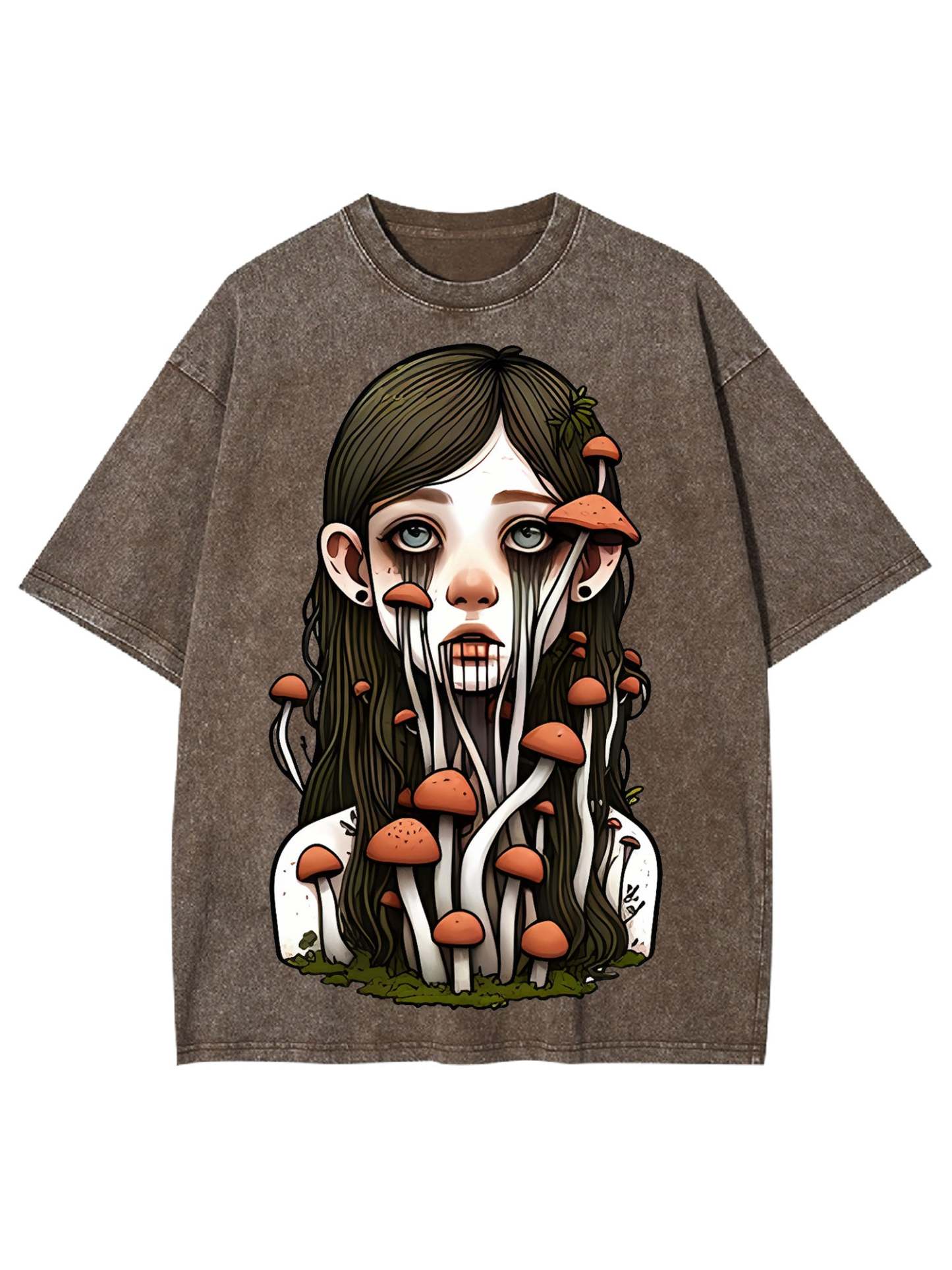 Mushroom Girl Washed Tshirt