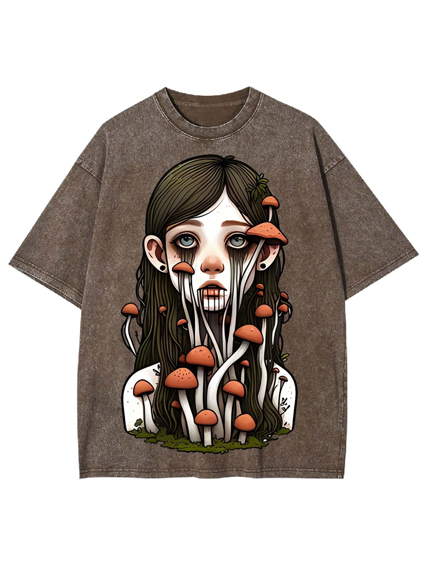 Mushroom Girl Washed Tshirt