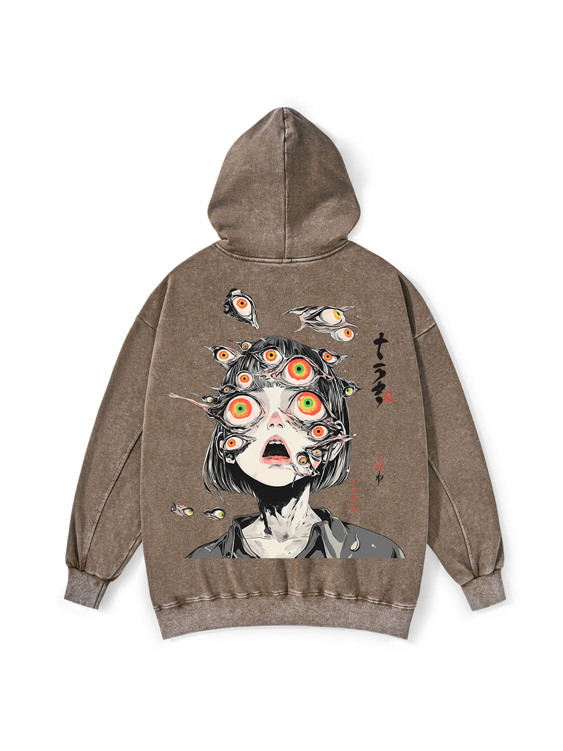 Multitude Of Gazes Washed Hoodie