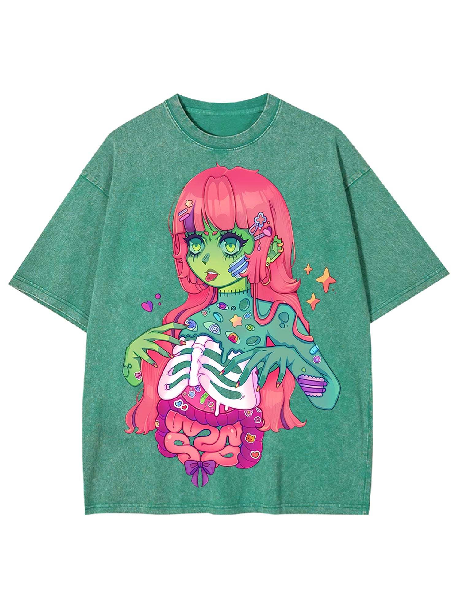 Zombie Sweetheart Washed Tshirt