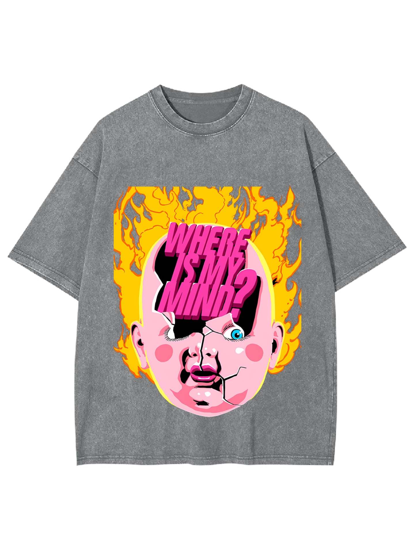 Where Is My Mind? Washed Tshirt