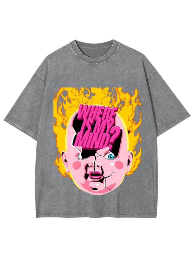Where Is My Mind? Washed Tshirt