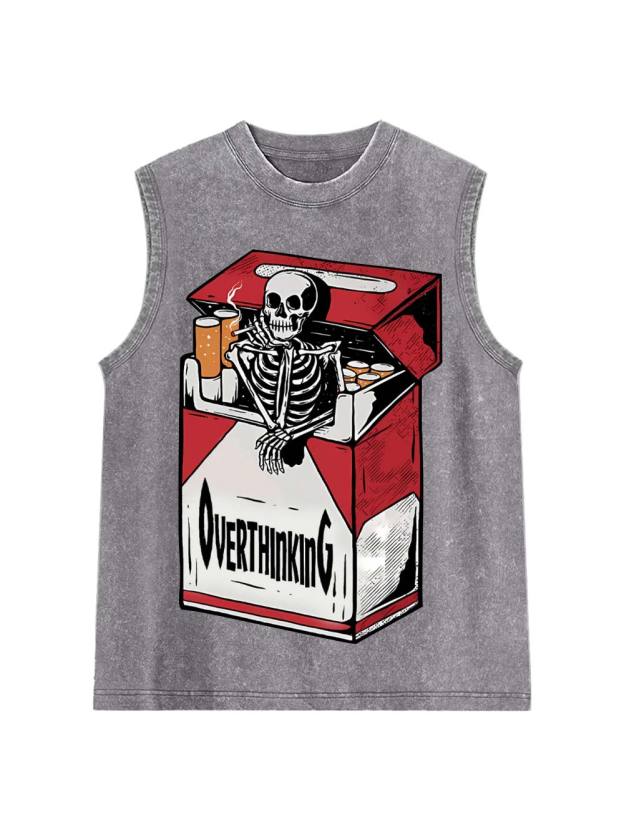 Overthinking Washed Tank Top